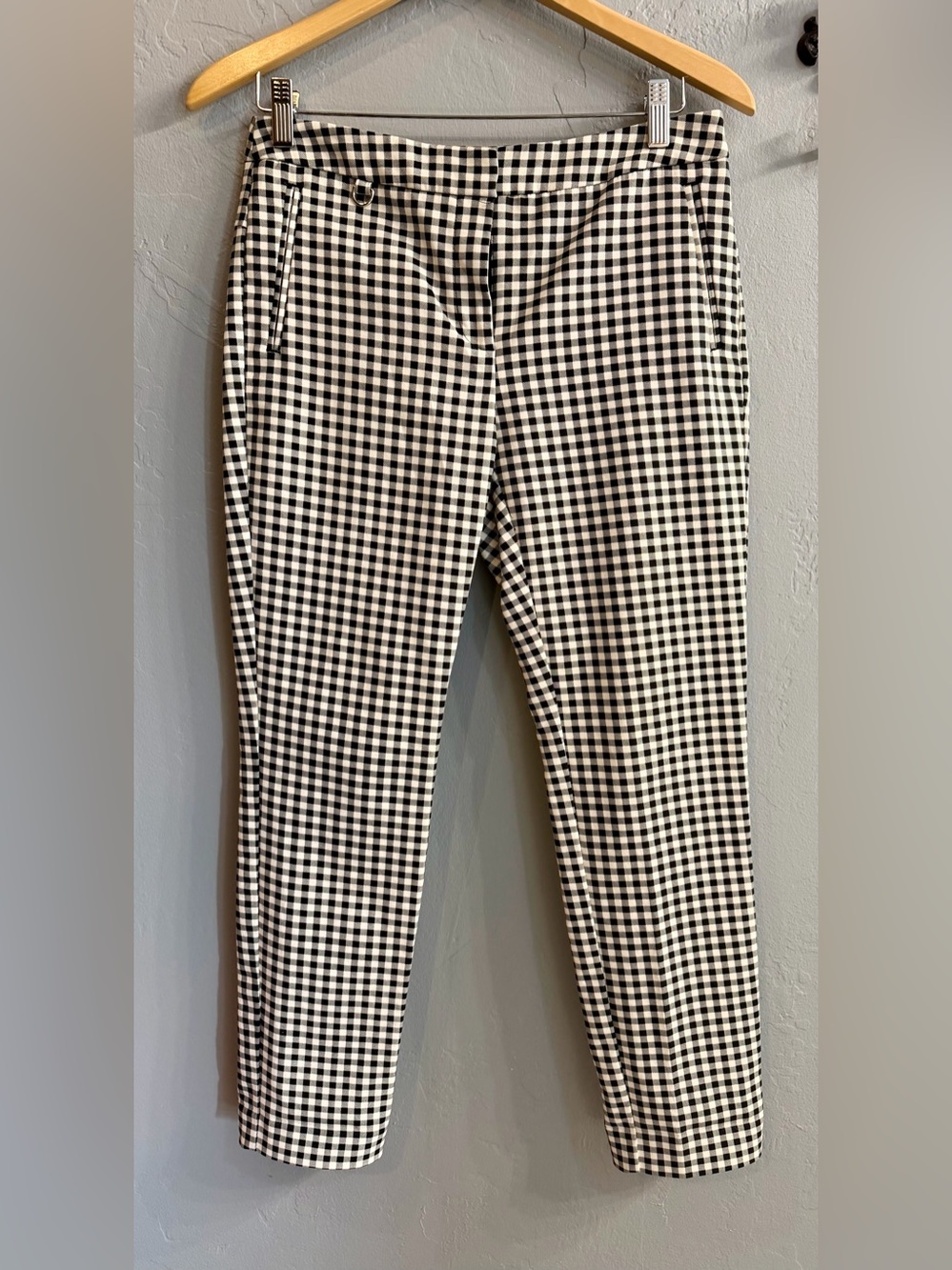 Adrianna Papell Black & White Gingham Women’s Dress Pants